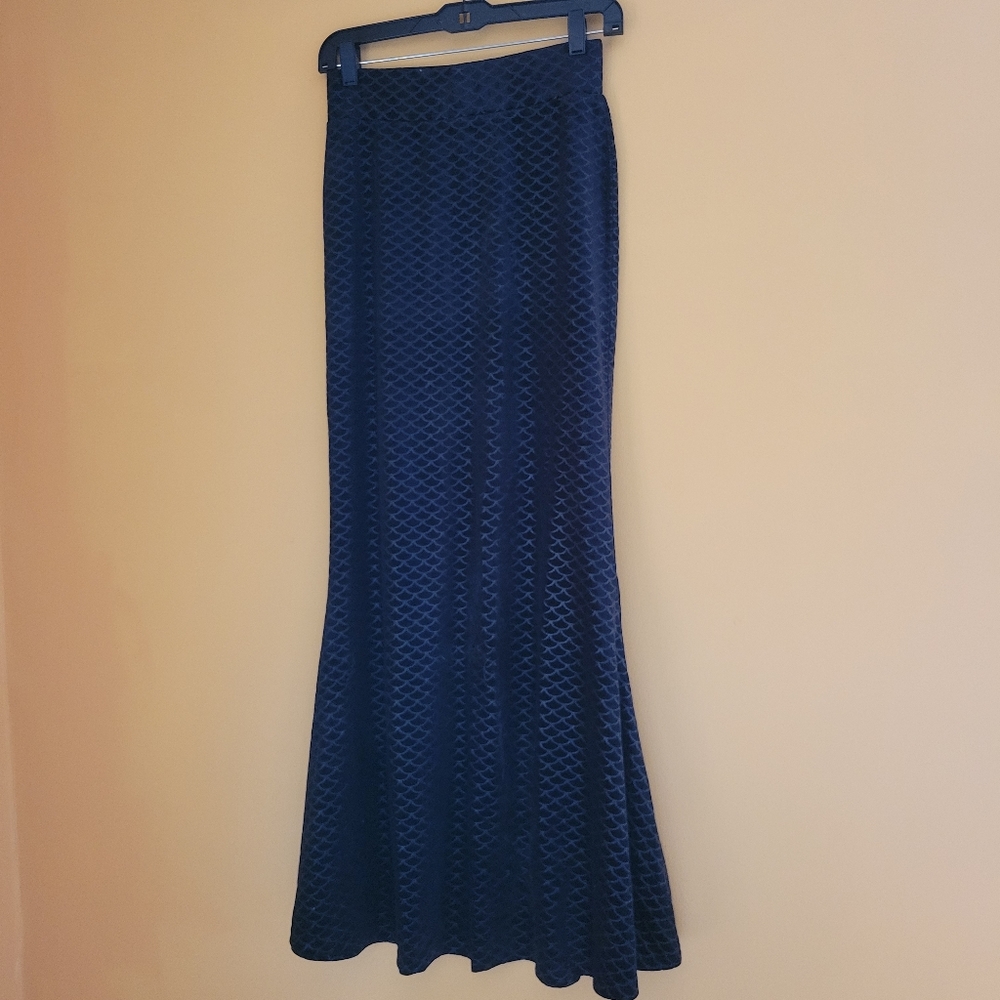 Killstar Velvet Fishtail Skirt